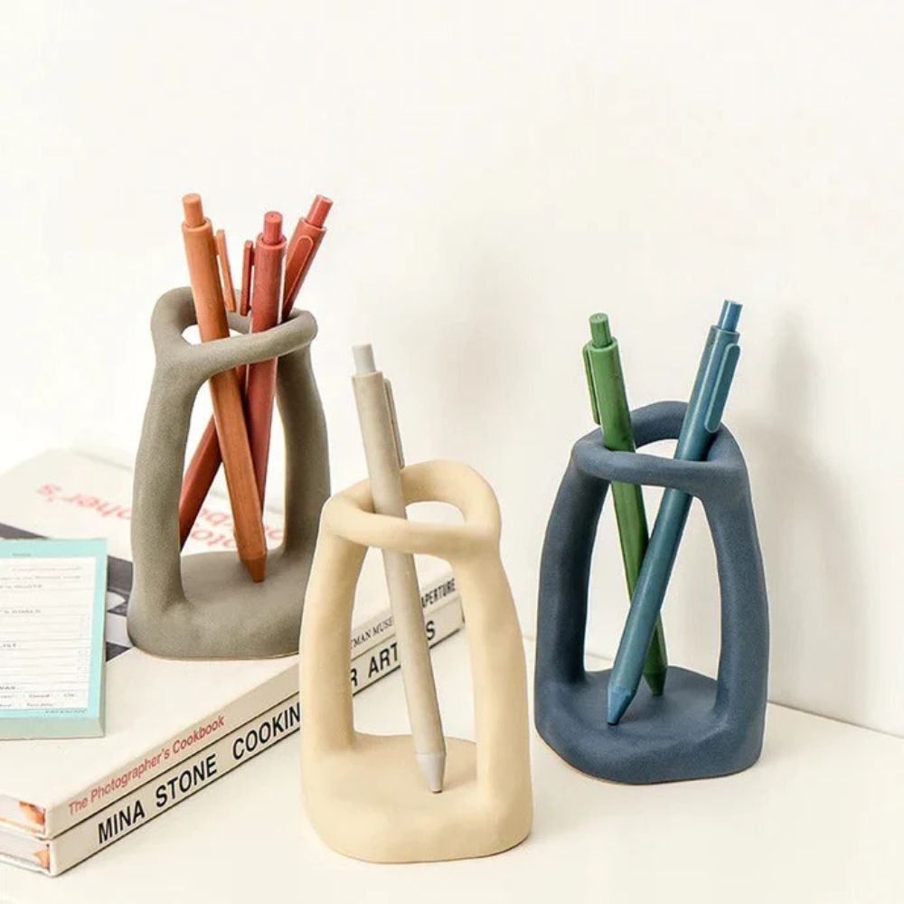 Countertop Organizer Ceramic Weighted & Compact