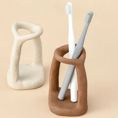 Countertop Organizer Ceramic Weighted & Compact