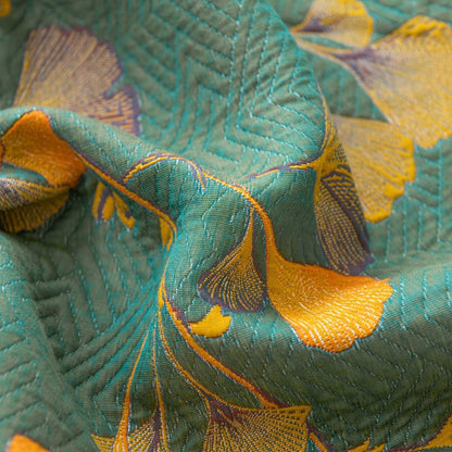 Coverlet Reversible Jacquard Floral Cotton Blend