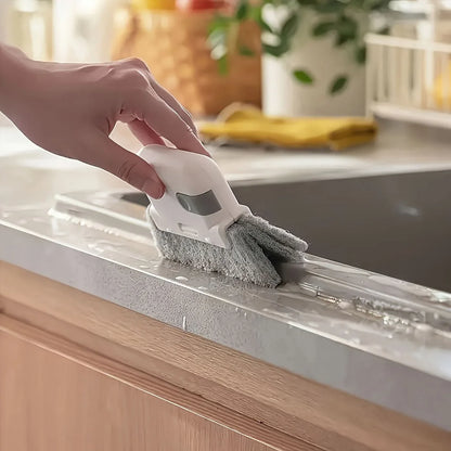 Crevice Cleaning Brush Grooved Head for Tight Gaps