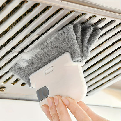 Crevice Cleaning Brush Grooved Head for Tight Gaps