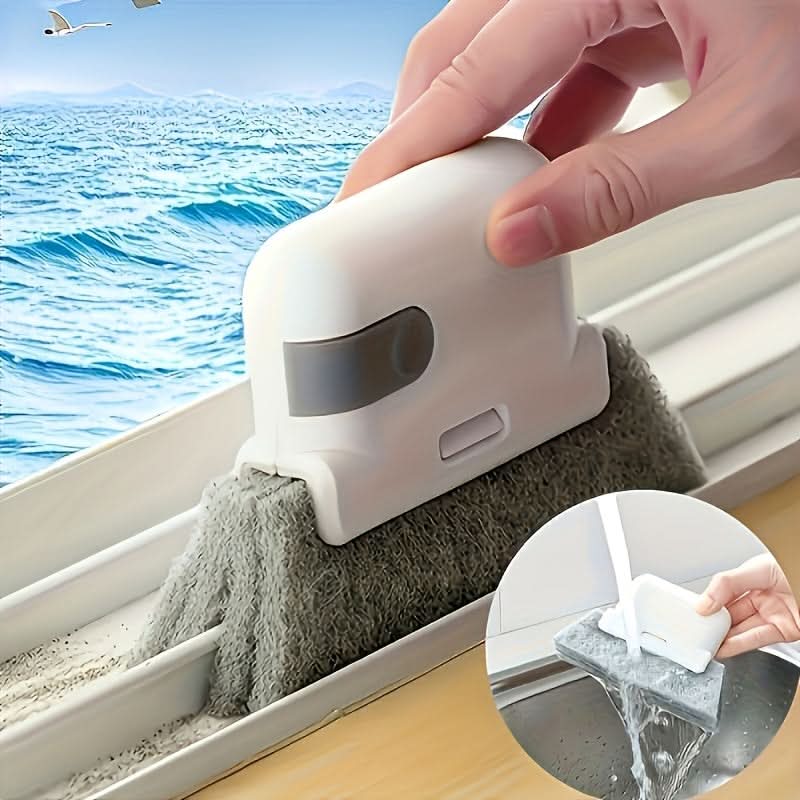Crevice Cleaning Brush Grooved Head for Tight Gaps