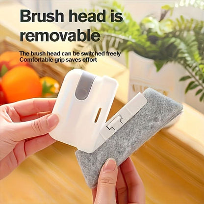 Crevice Cleaning Brush Grooved Head for Tight Gaps