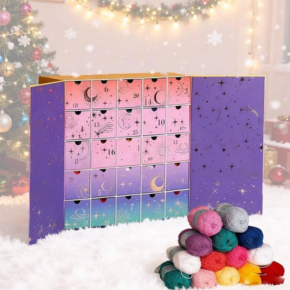 Crochet Advent Calendar 25 Drawers Yarn & Tools & Patterns