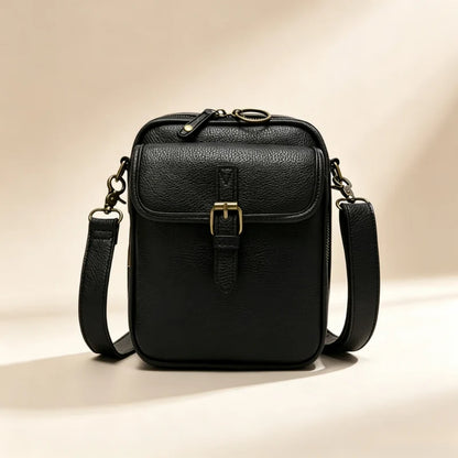 Crossbody Bag Anti-Theft Zippers Compact Square Adjustable Strap