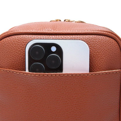 Crossbody Bag Anti-Theft Zippers Compact Square Adjustable Strap