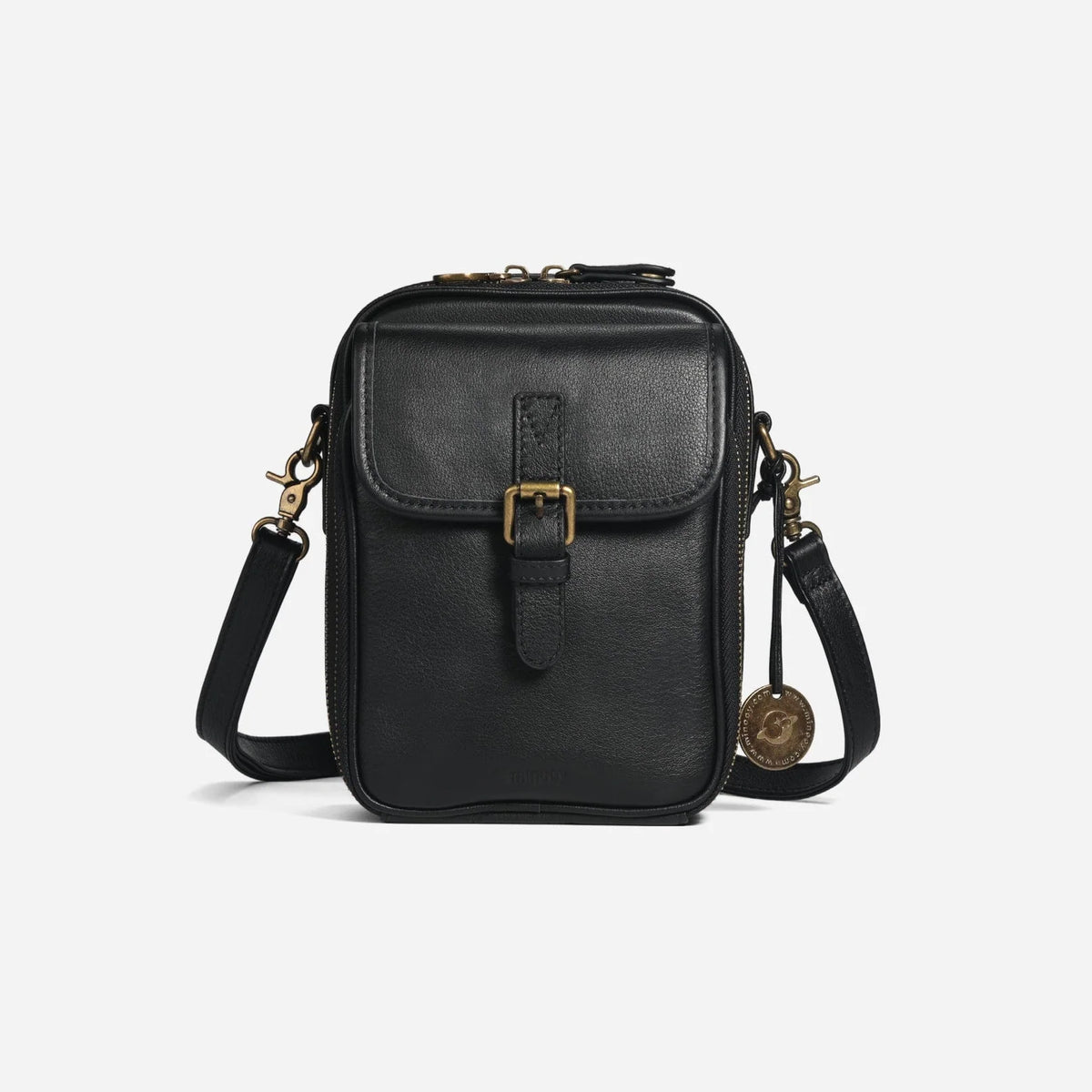 Crossbody Bag RFID-Blocking 15-Slot Built-In Wallet
