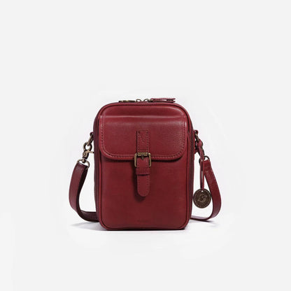 Crossbody Bag RFID-Blocking 15-Slot Built-In Wallet