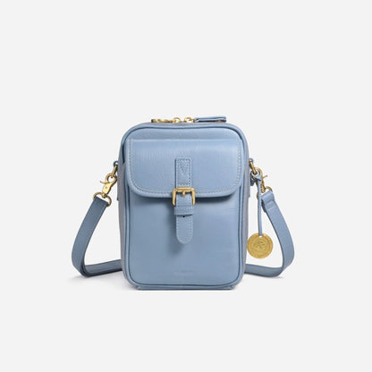 Crossbody Bag RFID-Blocking 15-Slot Built-In Wallet