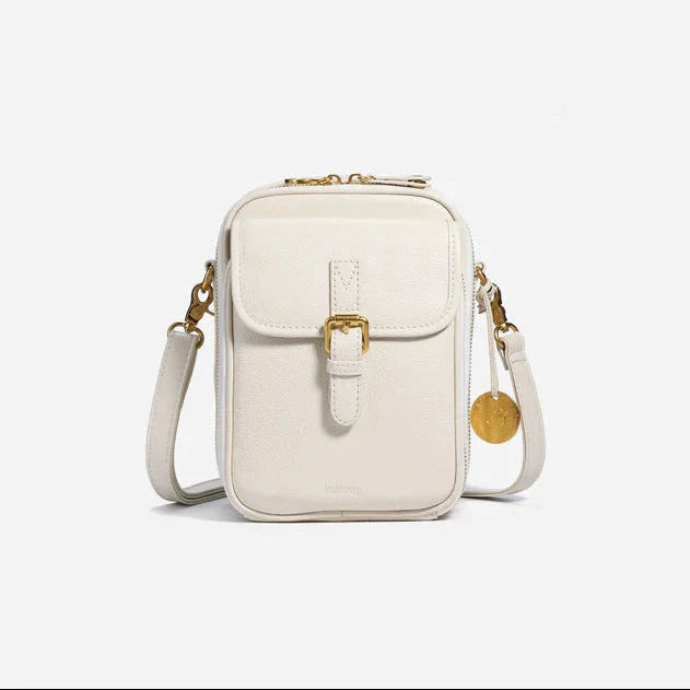 Crossbody Bag RFID-Blocking 15-Slot Built-In Wallet