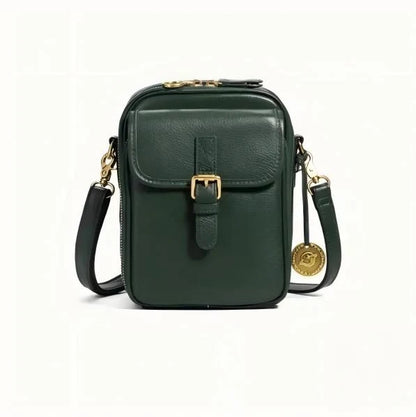 Crossbody Bag RFID-Blocking 15-Slot Built-In Wallet