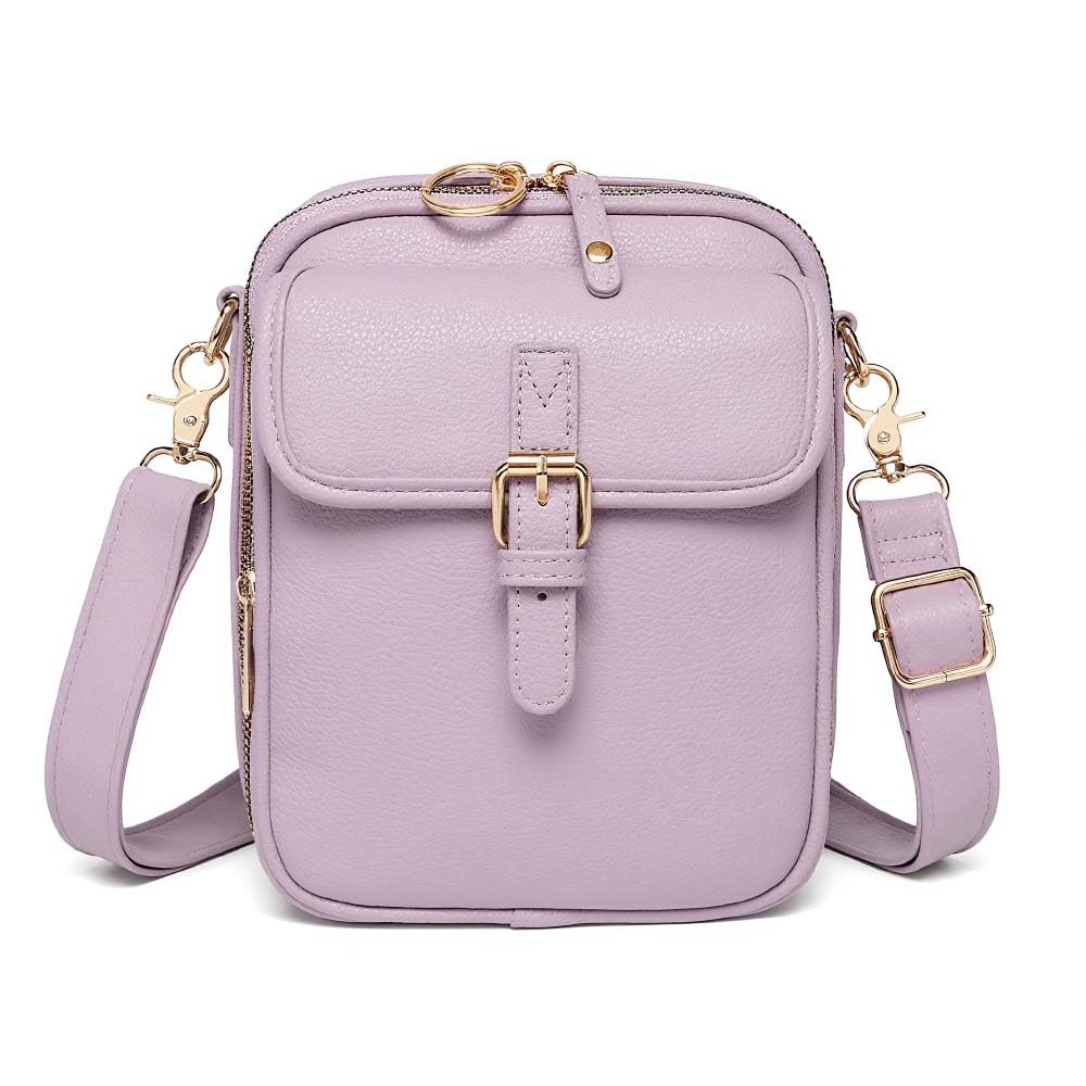 Crossbody Bag RFID-Blocking 15-Slot Built-In Wallet