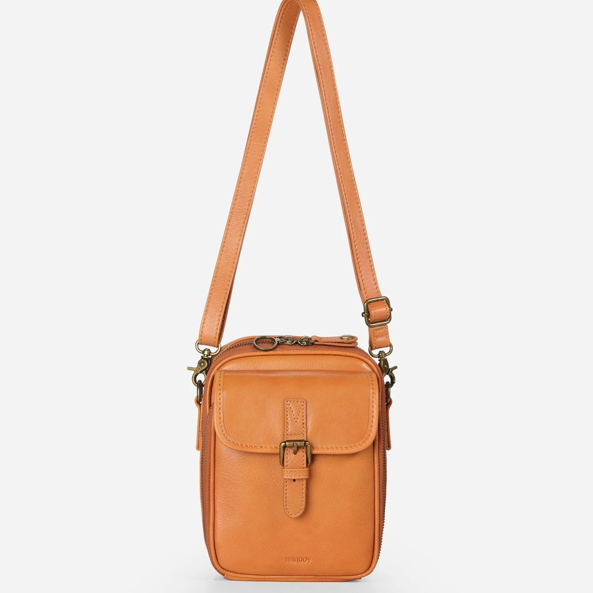 Crossbody Bag RFID-Blocking 15-Slot Built-In Wallet