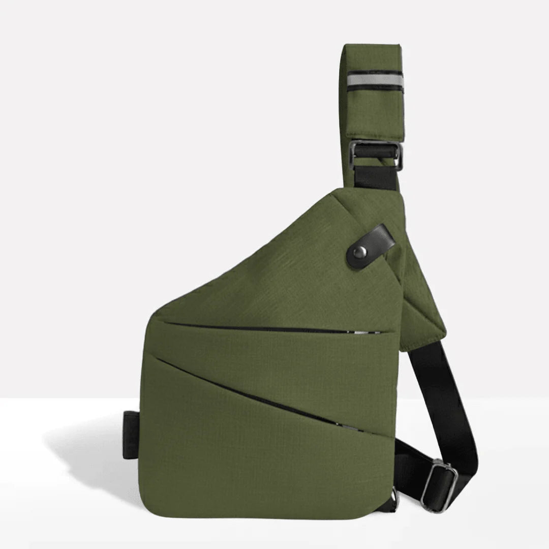 Crossbody Bag RFID-Blocking Cut-Resistant Strap Water-Repellent \񎢀