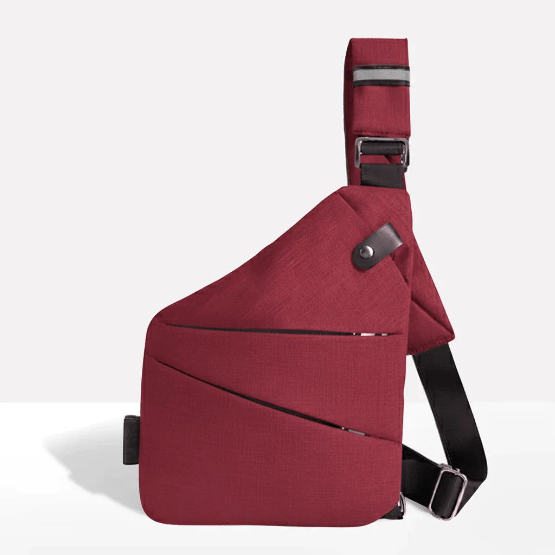 Crossbody Bag RFID-Blocking Cut-Resistant Strap Water-Repellent \񎢀