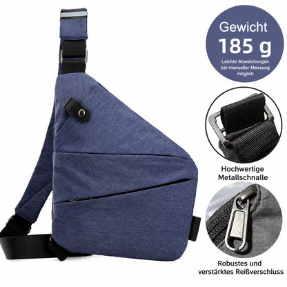Crossbody Bag RFID-Blocking Cut-Resistant Strap Water-Repellent \񎢀