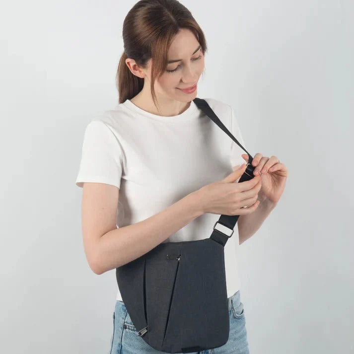 Crossbody Bag RFID-Blocking Cut-Resistant Strap Water-Repellent \񎢀