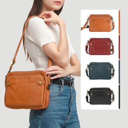 Crossbody Bag RFID-Blocking Wallet Adjustable Detachable Strap
