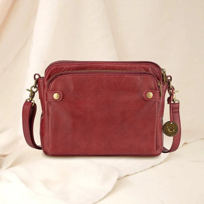 Crossbody Bag RFID-Blocking Wallet Adjustable Detachable Strap