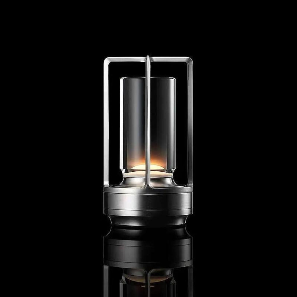 Crystal Lantern Metal Frame USB Rechargeable Touch Dimming