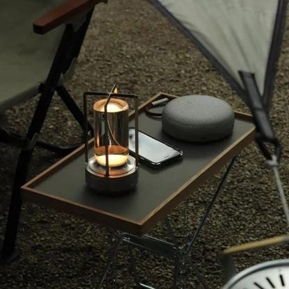 Crystal Lantern Metal Frame USB Rechargeable Touch Dimming