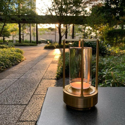 Crystal Lantern Metal Frame USB Rechargeable Touch Dimming