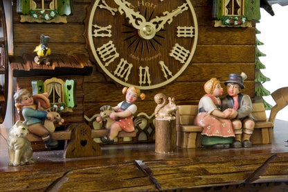 Cuckoo Clock Hand-Painted Wooden Chalet Music & Night Shutoff