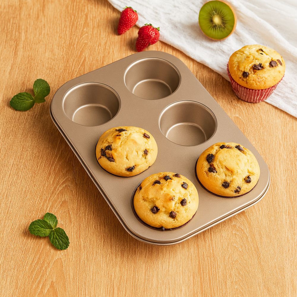 Cupcake & Muffin Pan Carbon Steel Non-Stick Even Heat