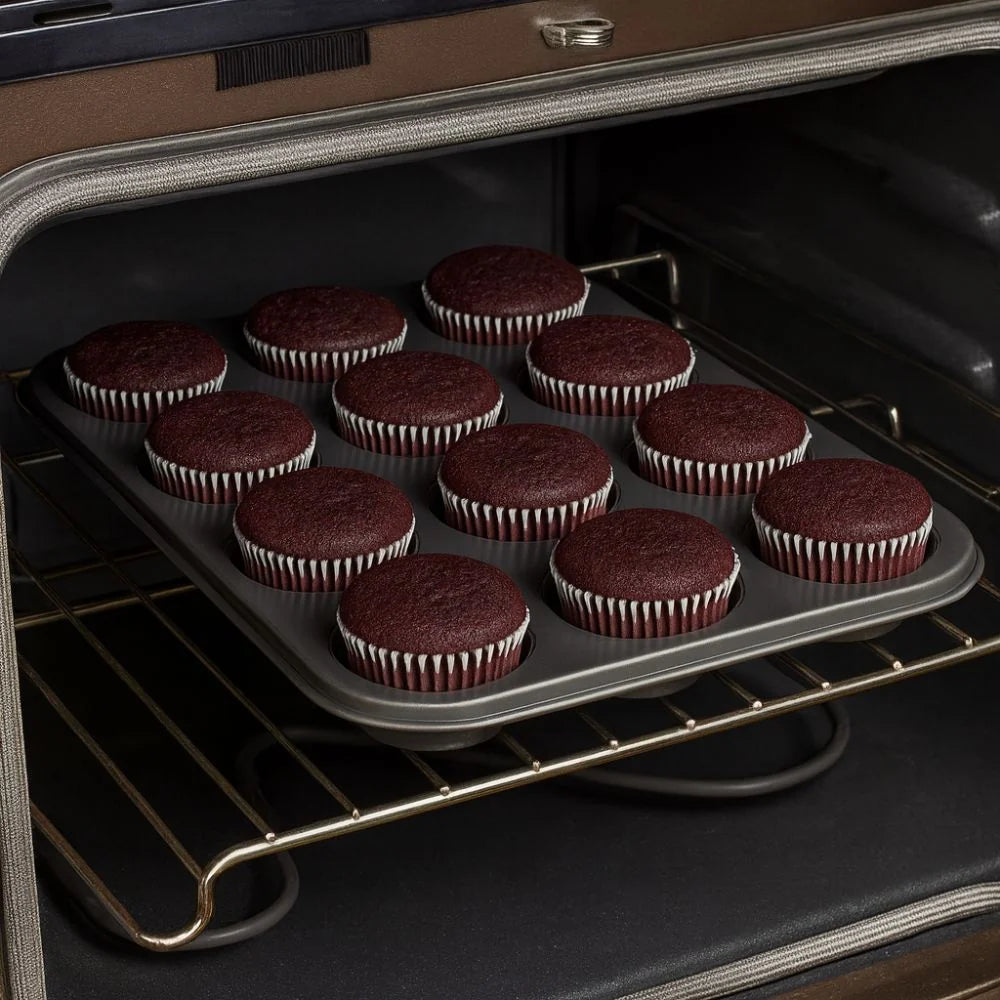 Cupcake & Muffin Pan Carbon Steel Non-Stick Even Heat