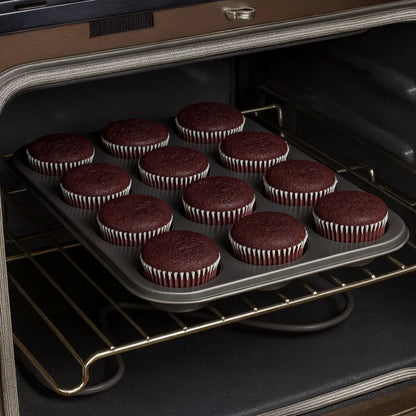 Cupcake & Muffin Pan Carbon Steel Non-Stick Even Heat