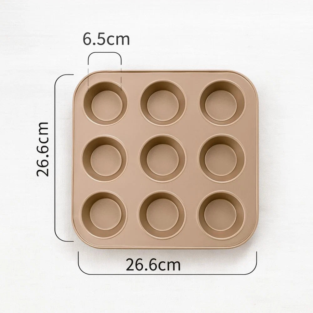 Cupcake & Muffin Pan Carbon Steel Non-Stick Even Heat