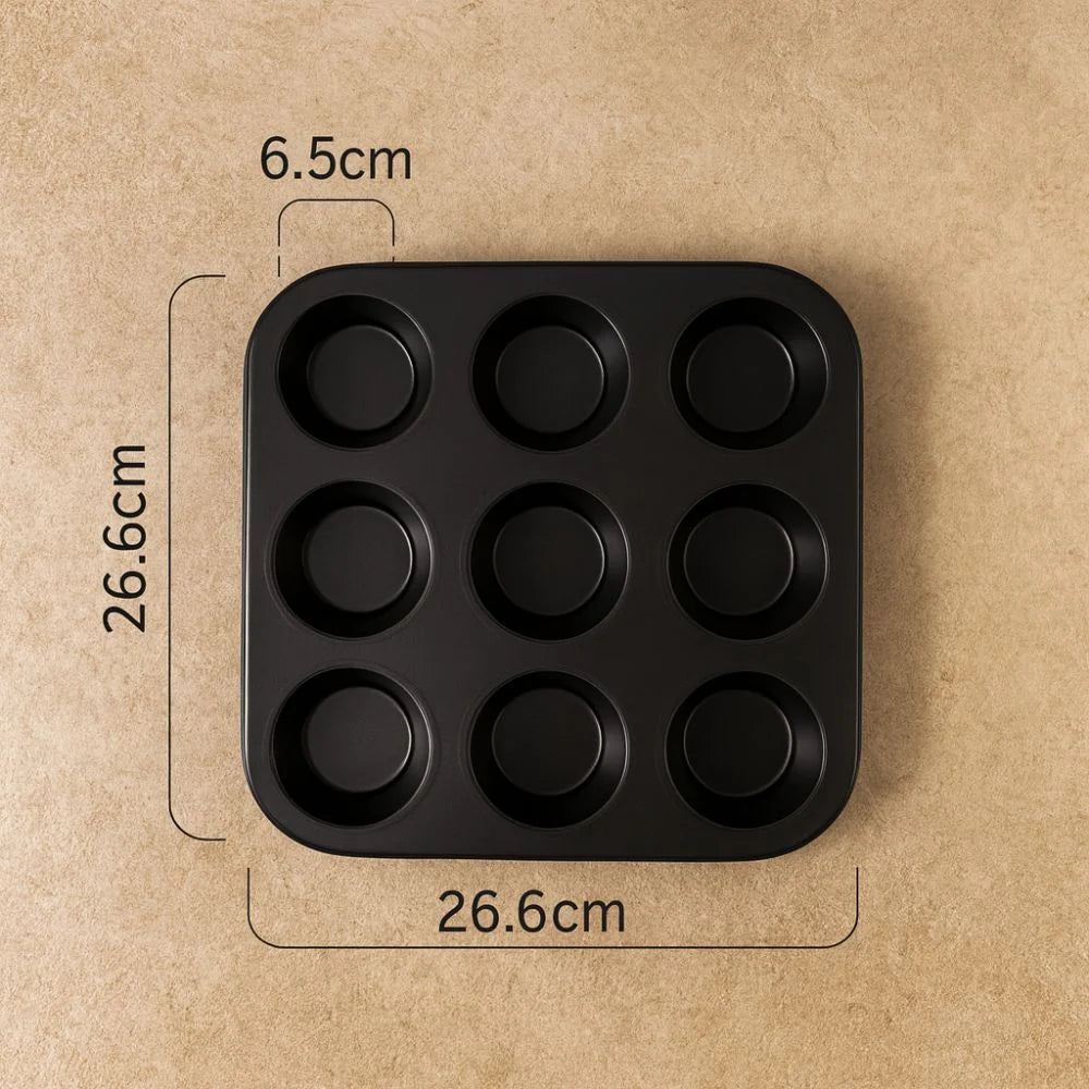 Cupcake & Muffin Pan Carbon Steel Non-Stick Even Heat