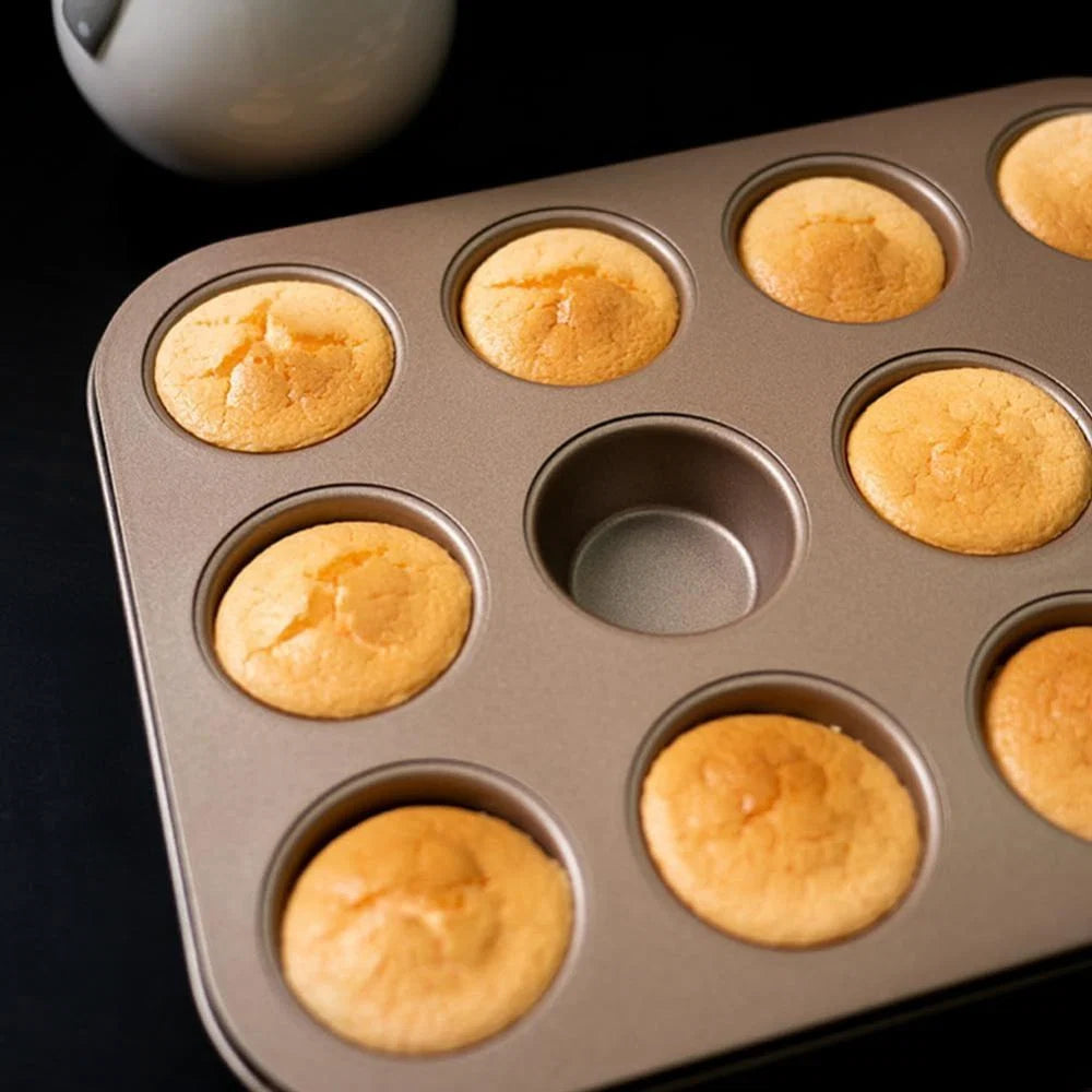Cupcake & Muffin Pan Carbon Steel Non-Stick Even Heat