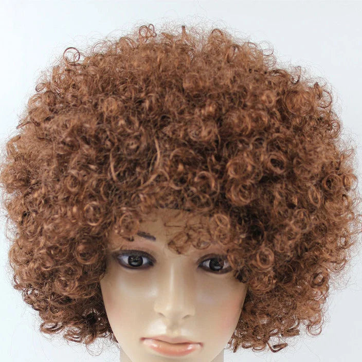 Curly Wig Lightweight Adjustable Cap Natural-Looking Curls
