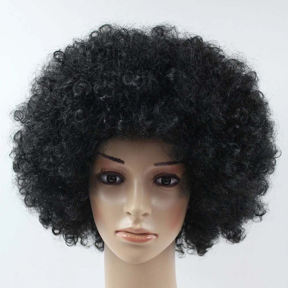 Curly Wig Lightweight Adjustable Cap Natural-Looking Curls