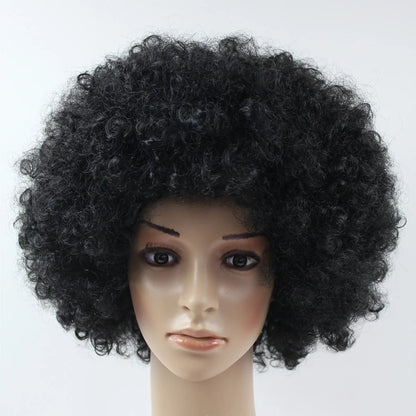Curly Wig Lightweight Adjustable Cap Natural-Looking Curls