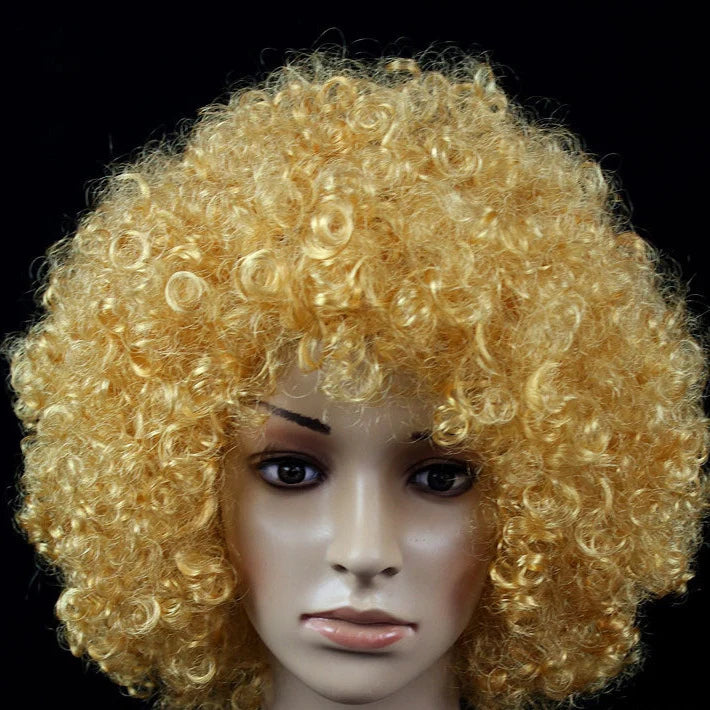 Curly Wig Lightweight Adjustable Cap Natural-Looking Curls