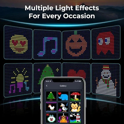 Curtain Lights RGB Color Changing App-Controlled Music Sync
