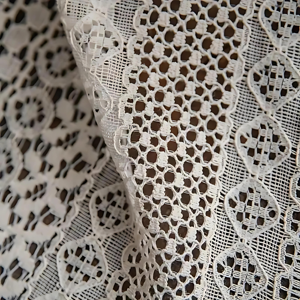 Curtain Panel Bohemian Crochet Tassel Trim