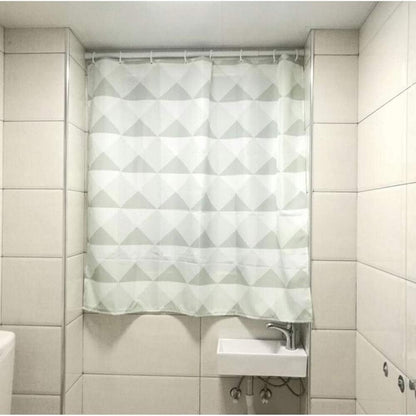 Curtain Rod Telescopic No-Drill Non-Slip End Caps