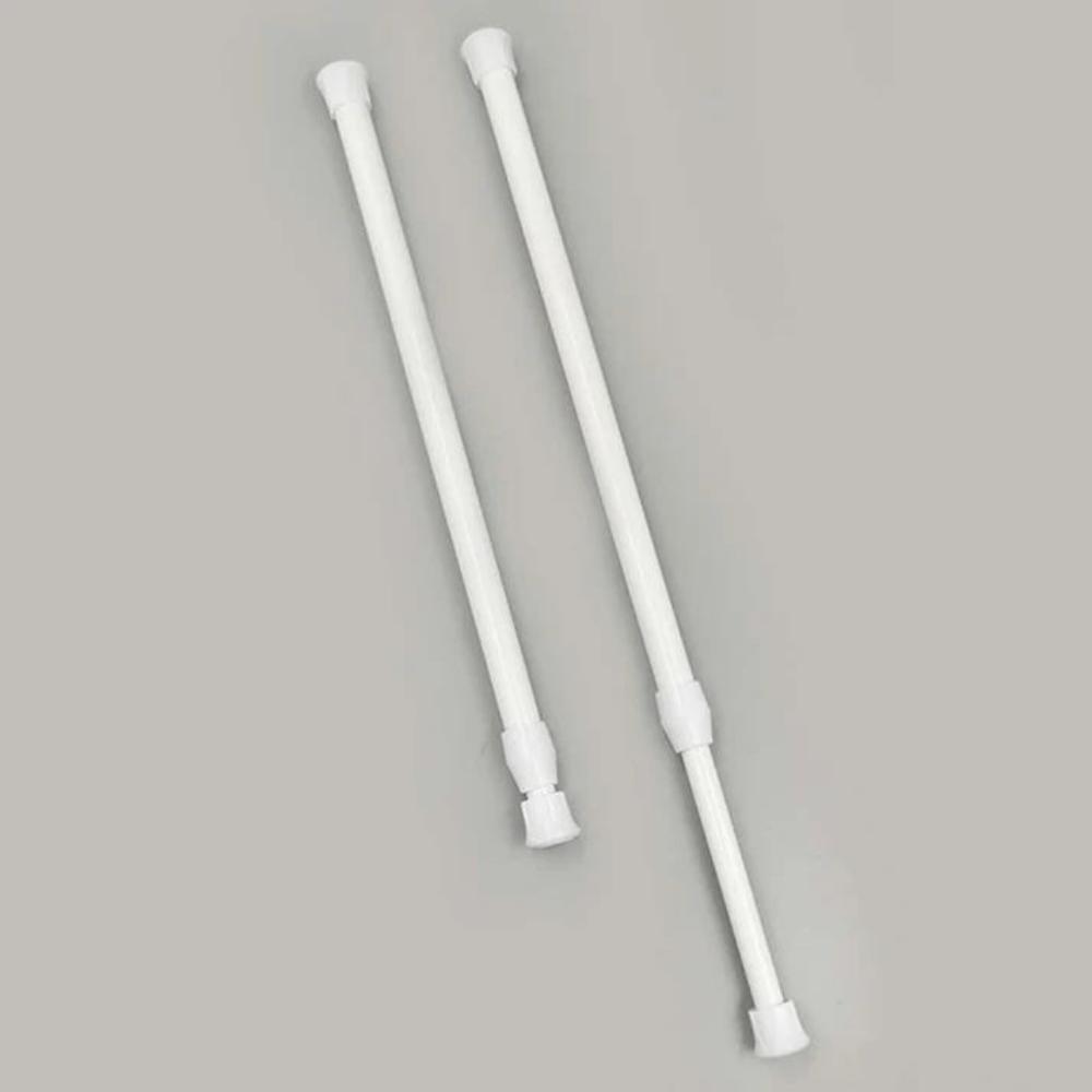 Curtain Rod Telescopic No-Drill Non-Slip End Caps