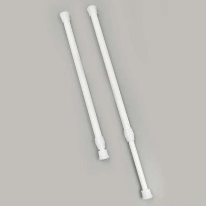 Curtain Rod Telescopic No-Drill Non-Slip End Caps