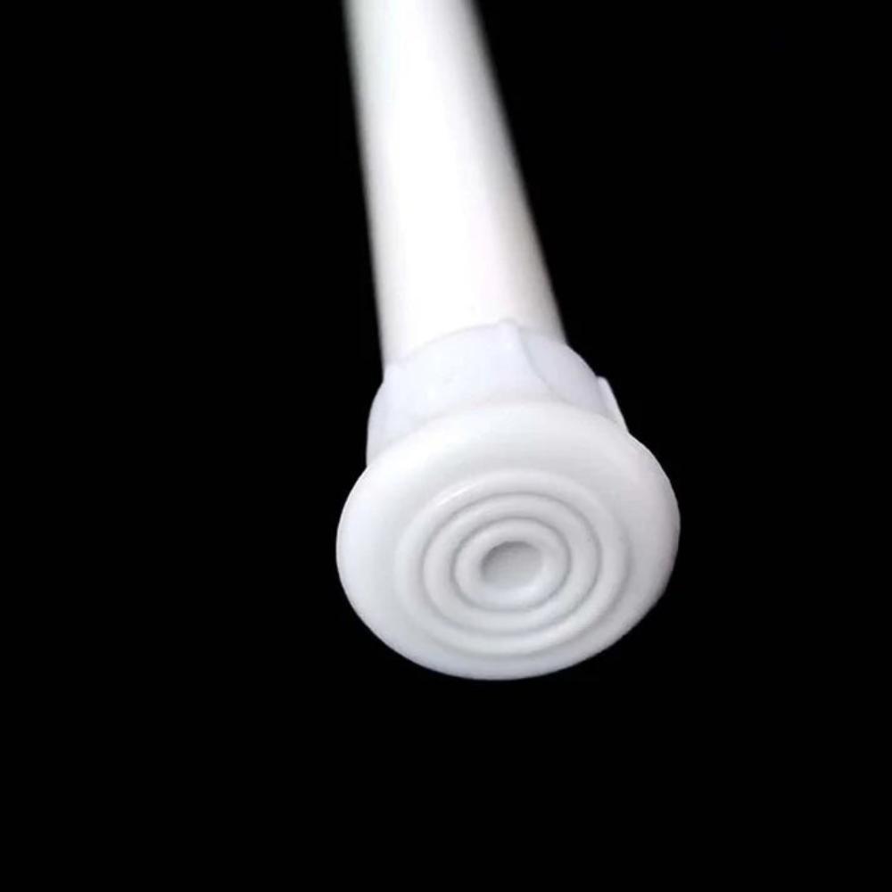 Curtain Rod Telescopic No-Drill Non-Slip End Caps
