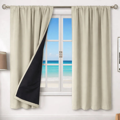 Curtain Thermal Insulating Waterproof Rod Pocket Panel