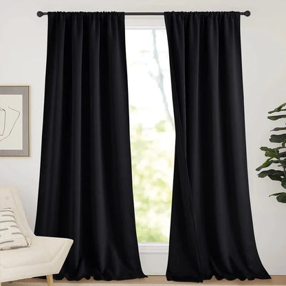 Curtain Thermal Insulating Waterproof Rod Pocket Panel