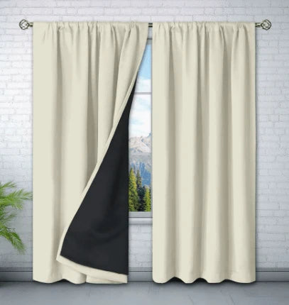 Curtain Thermal Insulating Waterproof Rod Pocket Panel