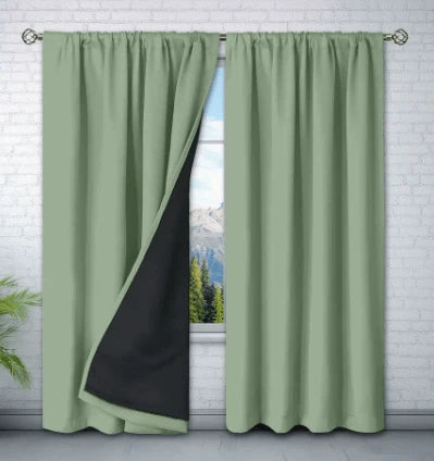 Curtain Thermal Insulating Waterproof Rod Pocket Panel