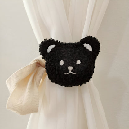 Curtain Tieback Teddy Bear Plush Elastic Fit