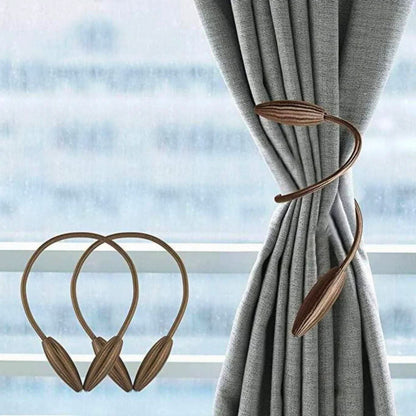 Curtain Tiebacks Flexible Shapeable Tool-Free