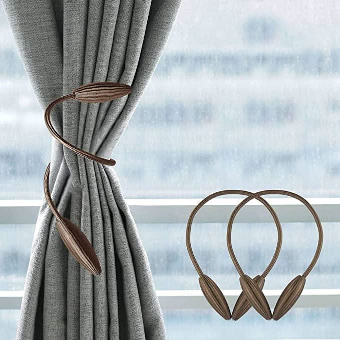 Curtain Tiebacks Flexible Shapeable Tool-Free